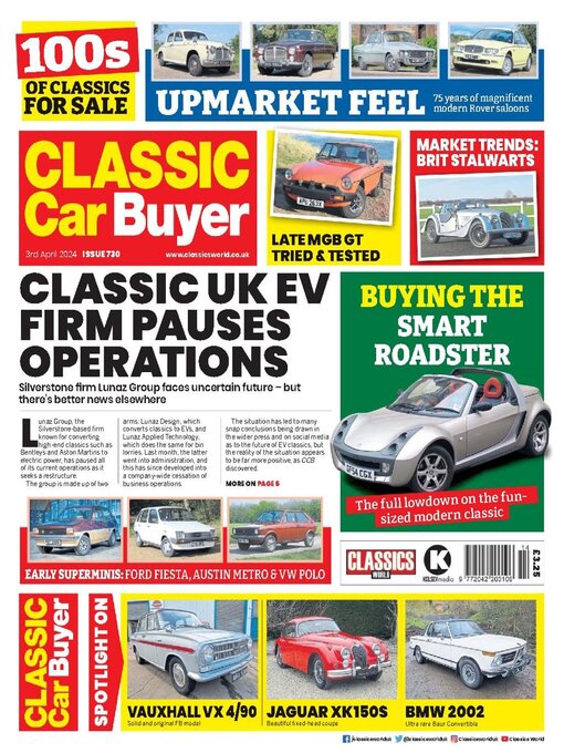 Kelsey Publishing Ltd作のClassic Car Buyerの作品詳細 - 貸出可能